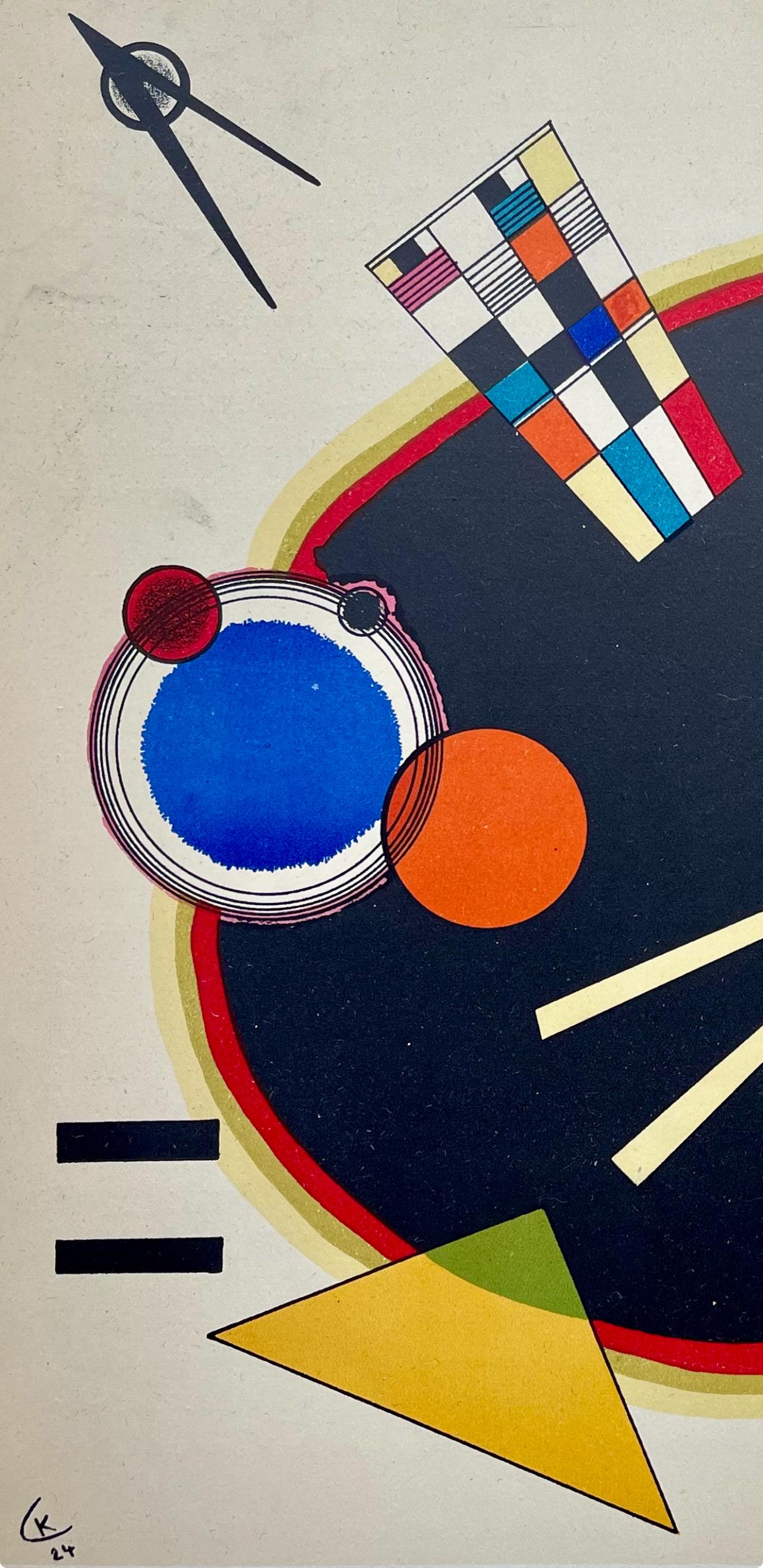 Kandinsky, Composizione, Derrière le miroir (dopo) - Print Moderno di Wassily Kandinsky