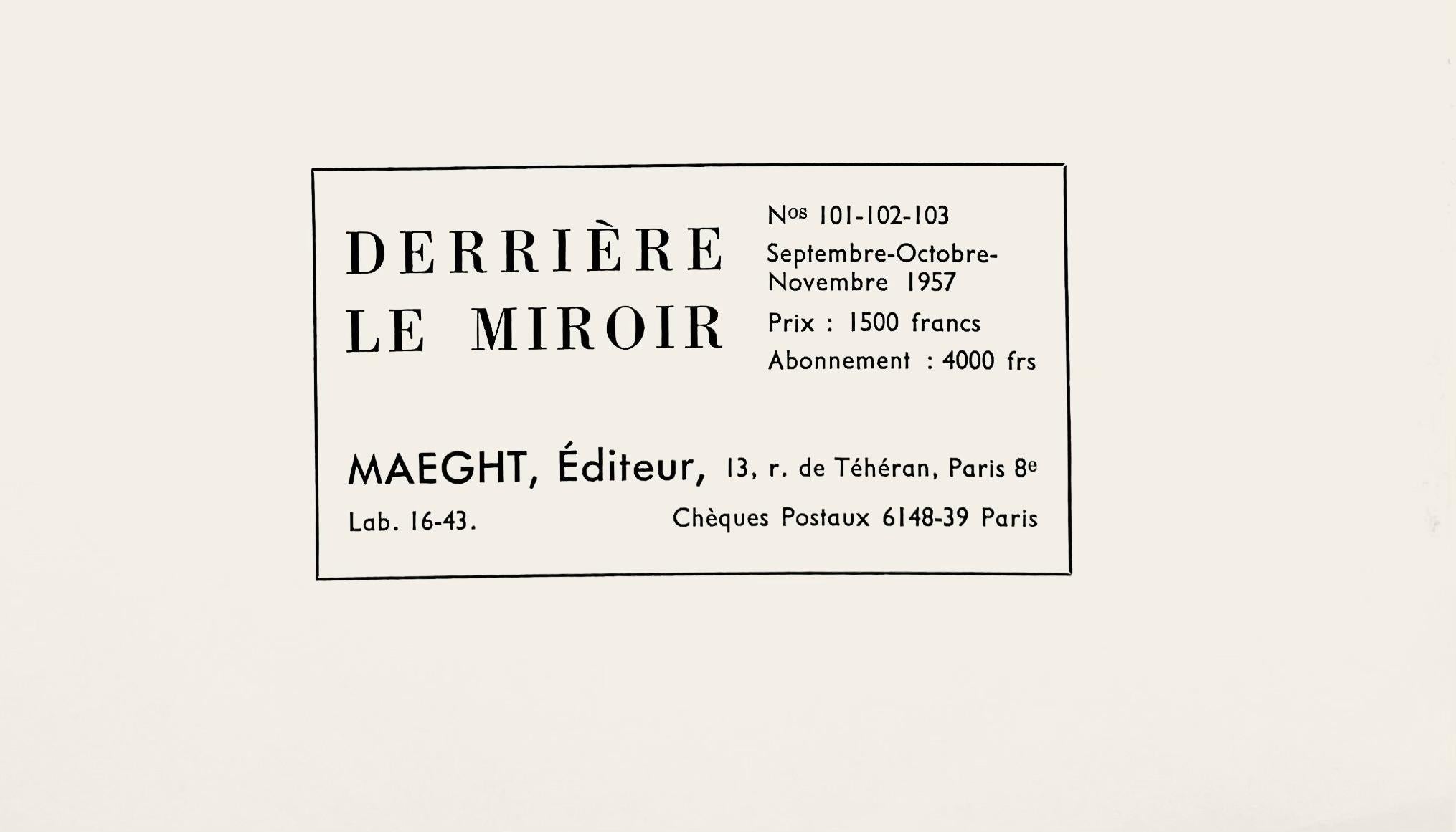 Kandinsky, Composition, Derrière le miroir (after) 1