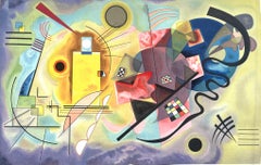 Kandinsky, Composition, Derrière le miroir (d'après)