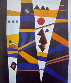 Kandinsky, Composition, Derrière le miroir (d'après)