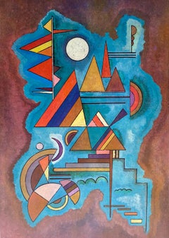 Vintage Kandinsky, Composition, Derrière le miroir (after)