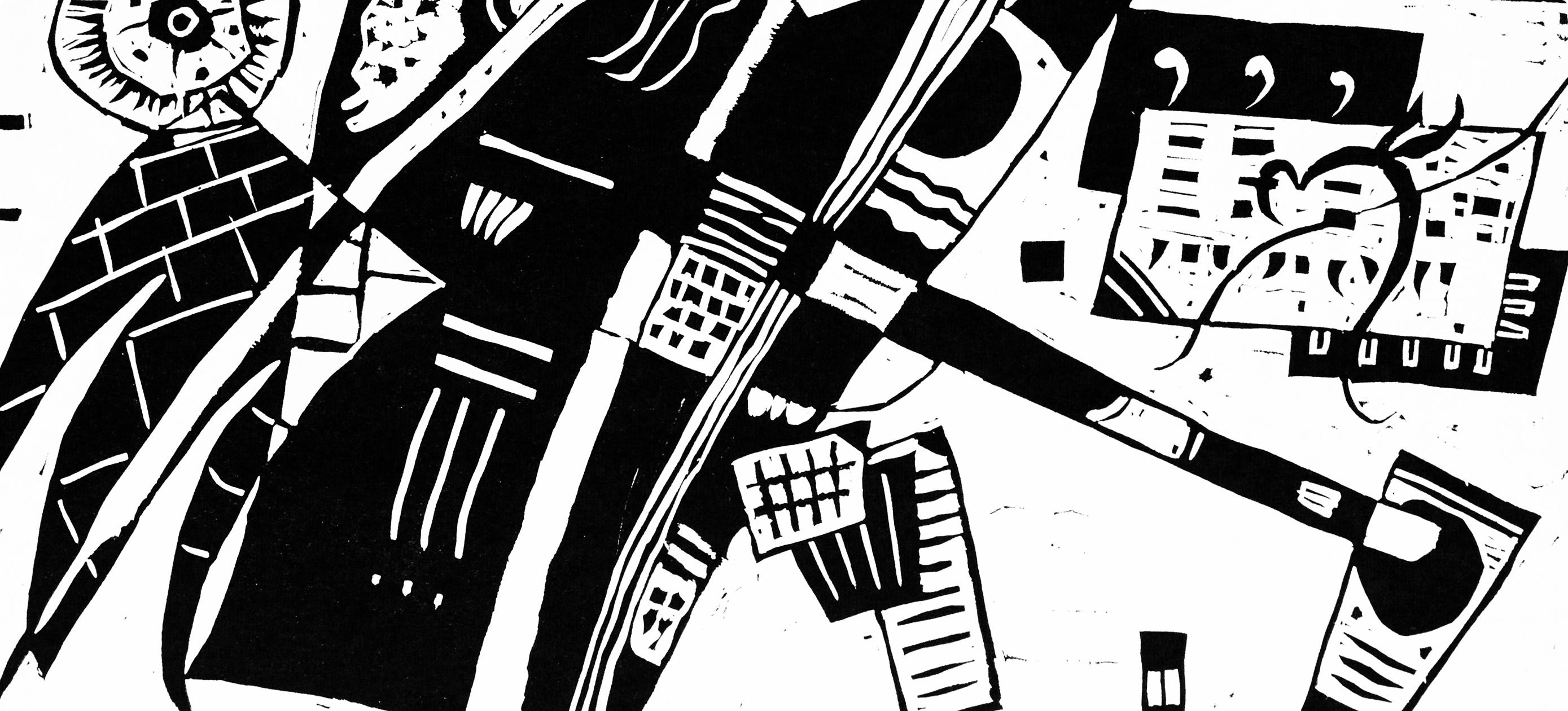 Woodcut on vélin paper. Paper Size: 9.65 x 12.4 inches. Inscription: Signed in the plate and unnumbered, as issued. Notes: From the album, XXe siècle, décembre 1966, Cahiers d'Art publiés sous la direction de Gualtieri di San Lazzaro, 1966.