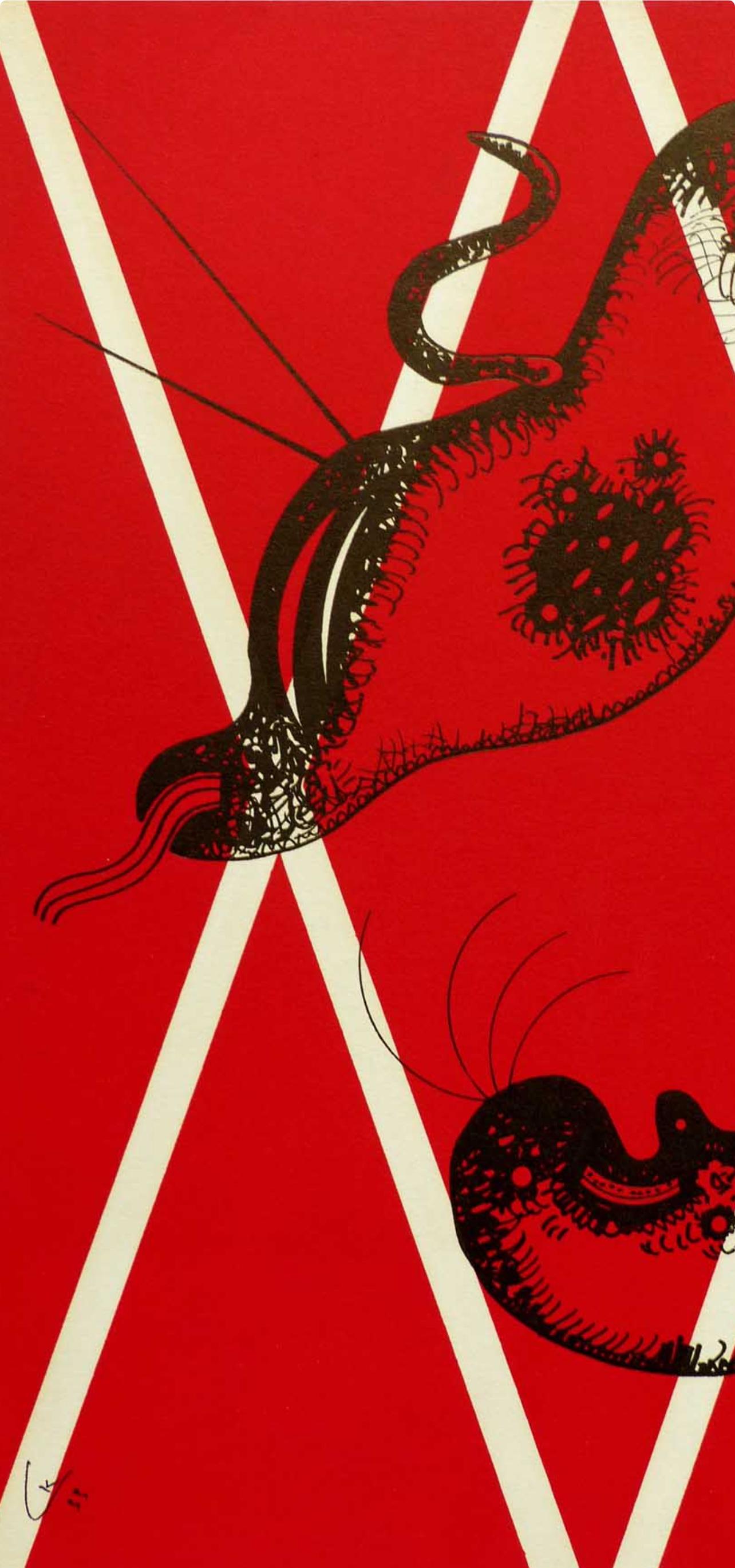 Kandinsky, Couverture composition, XXe Siècle (d'après) - Moderne Print par Wassily Kandinsky