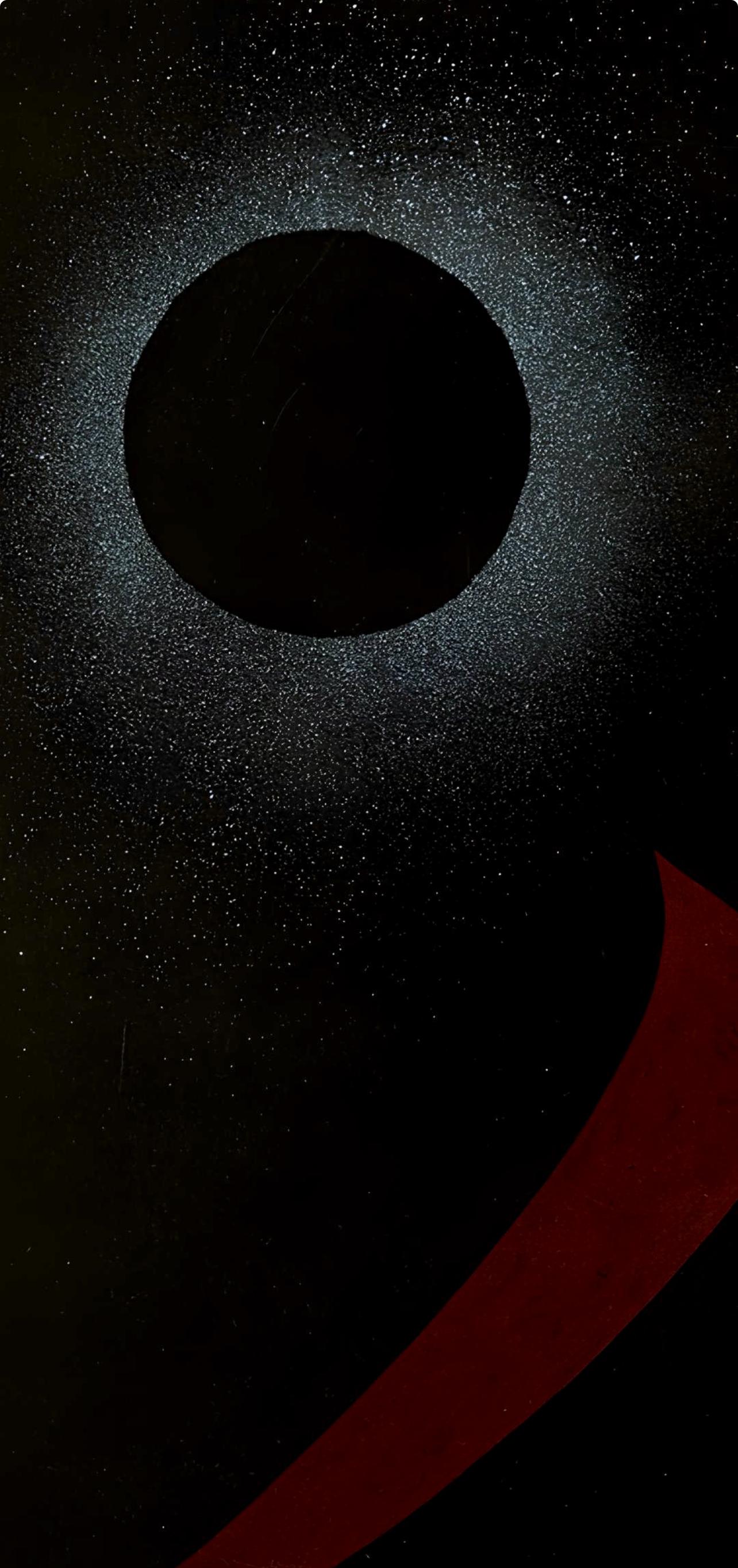 Kandinsky, Grau mit Schwarz, Derrière le miroir (d'après) - Print de Wassily Kandinsky