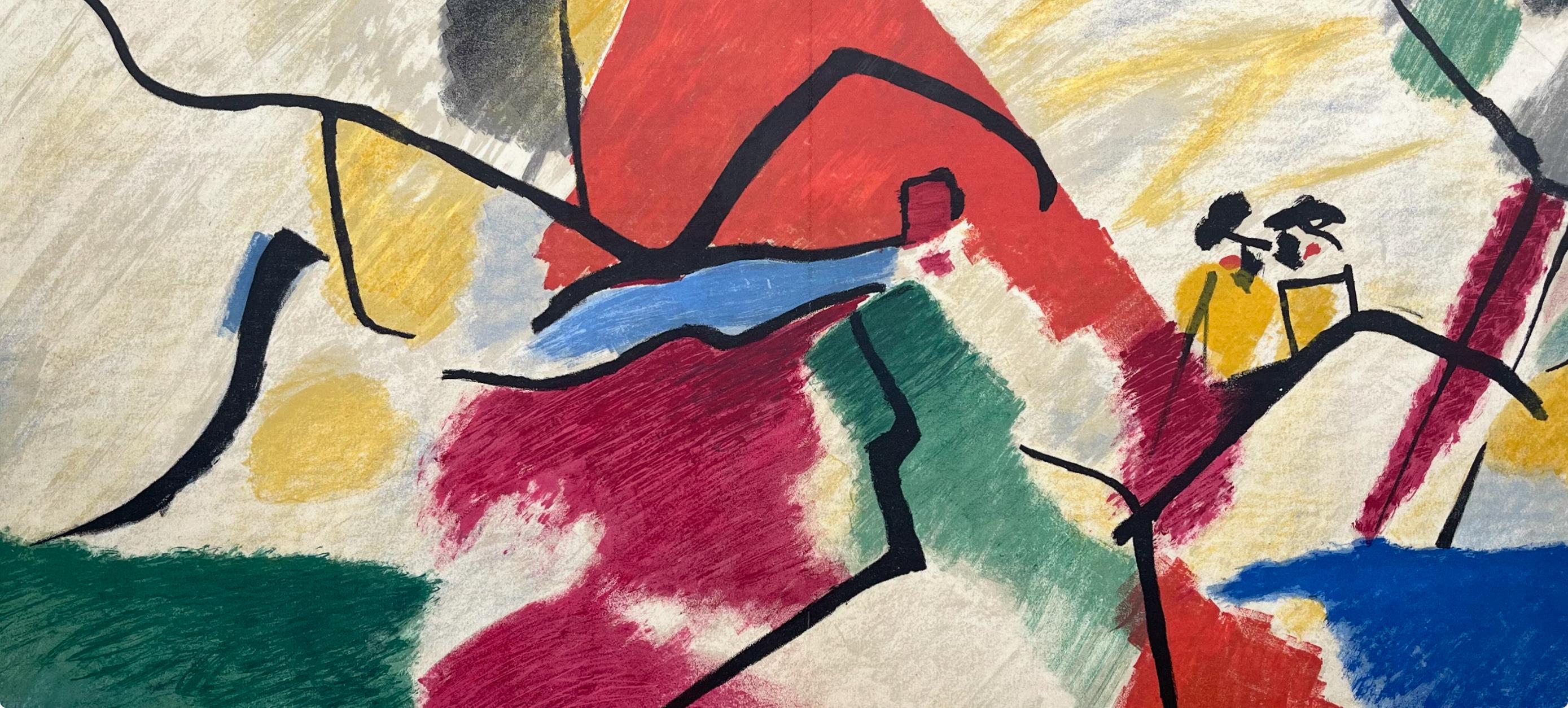 Kandinsky, Impresión V (parque), Derrière le miroir (después) - Print Moderno de Wassily Kandinsky