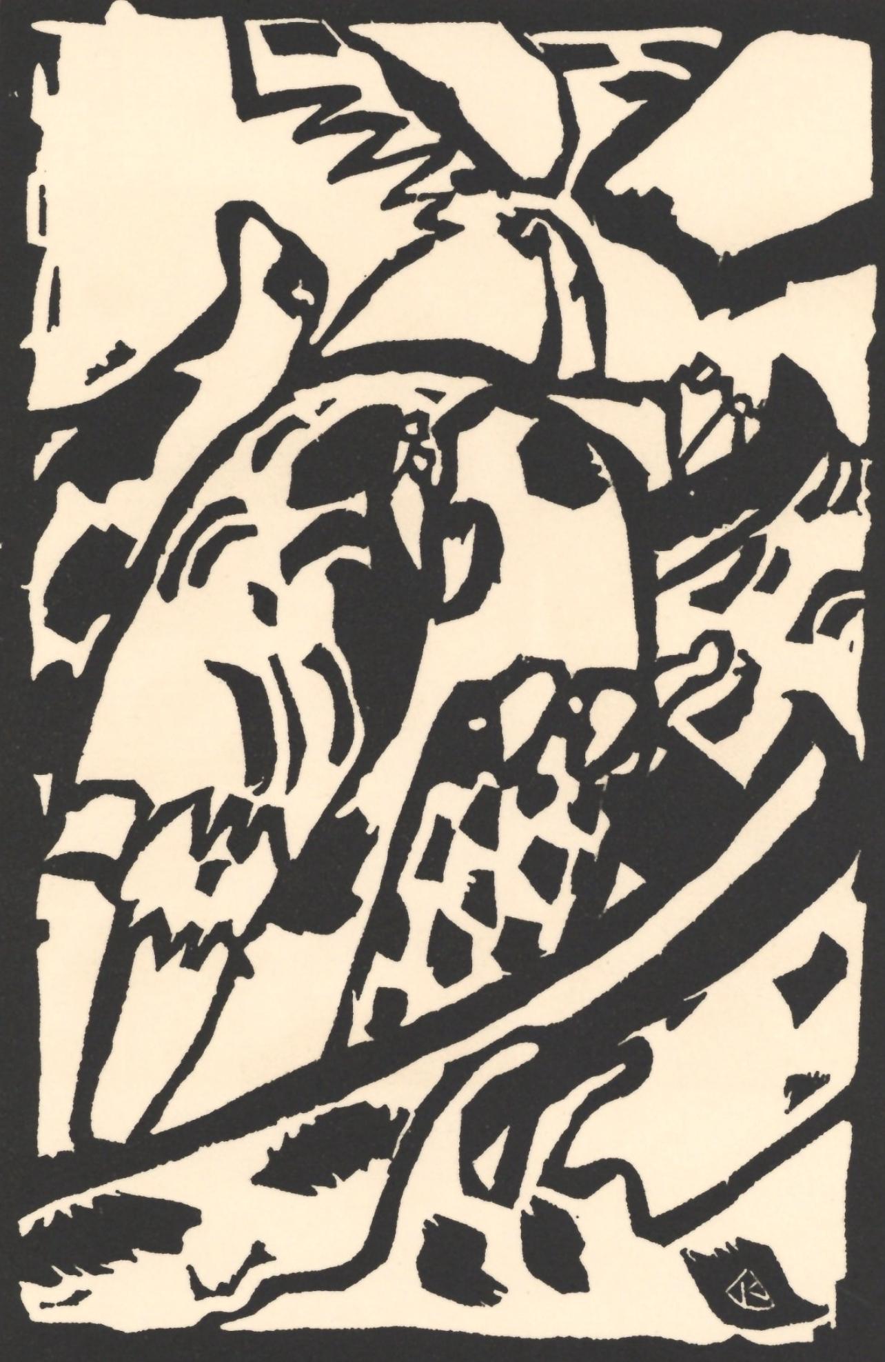 Wassily Kandinsky Landscape Print - Kandinsky, Improvisation 7, Société internationale d'art XXe siècle (after)
