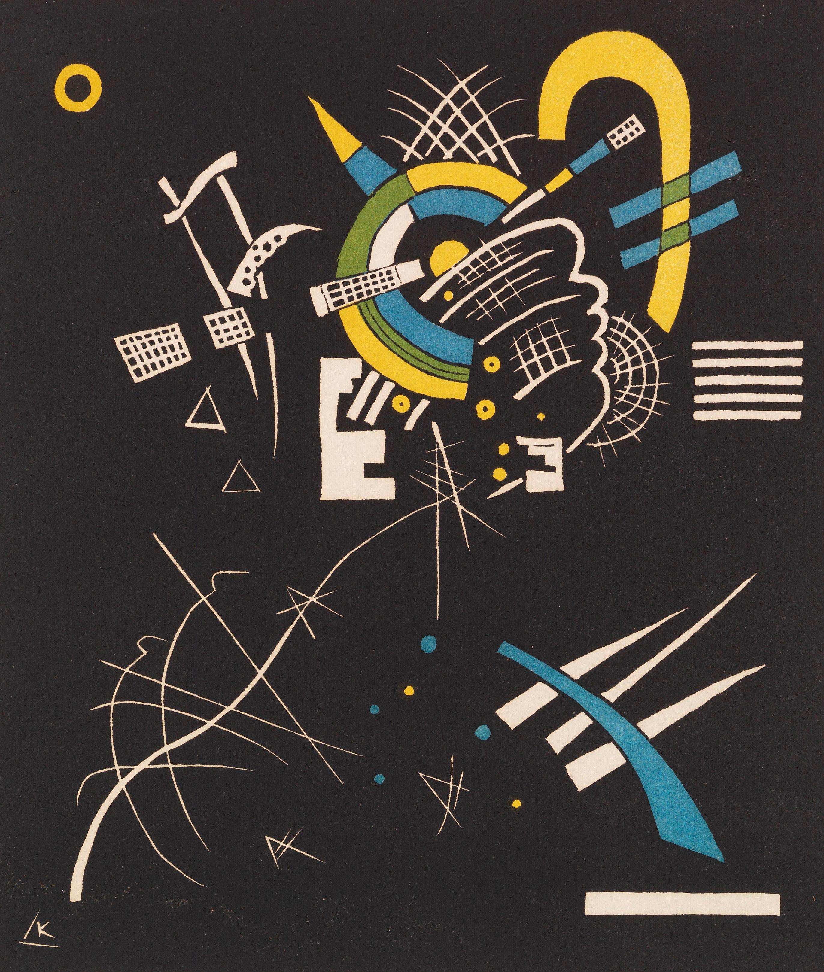 Wassily Kandinsky Figurative Print - Kandinsky, Kleine Welten VII, XXe Siècle (after)