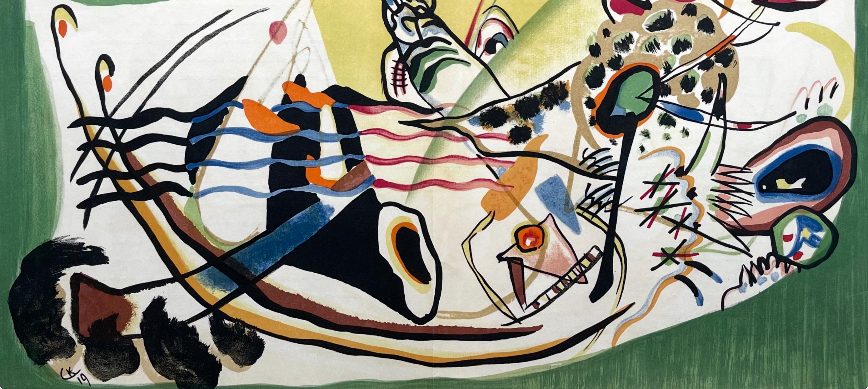 Kandinsky, Komposición IV, Derrière le miroir (después) - Print de Wassily Kandinsky