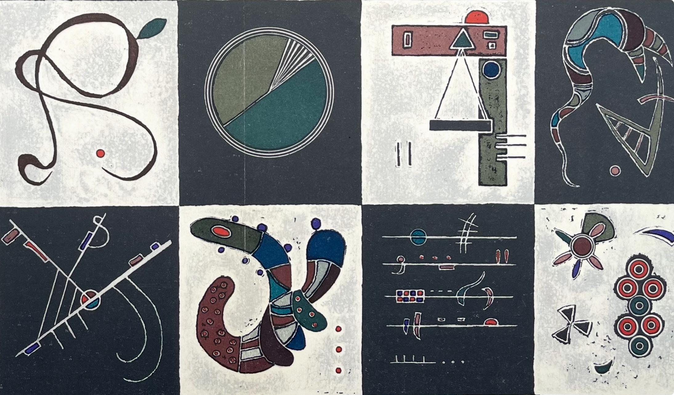 Kandinsky, Komposición V, Derrière le miroir (después) - Print de Wassily Kandinsky