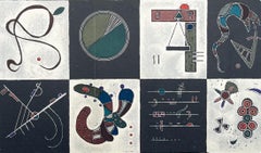 Wassily Kandinsky, Twelve Forms, from Derriere le miroir, 1957 (after)