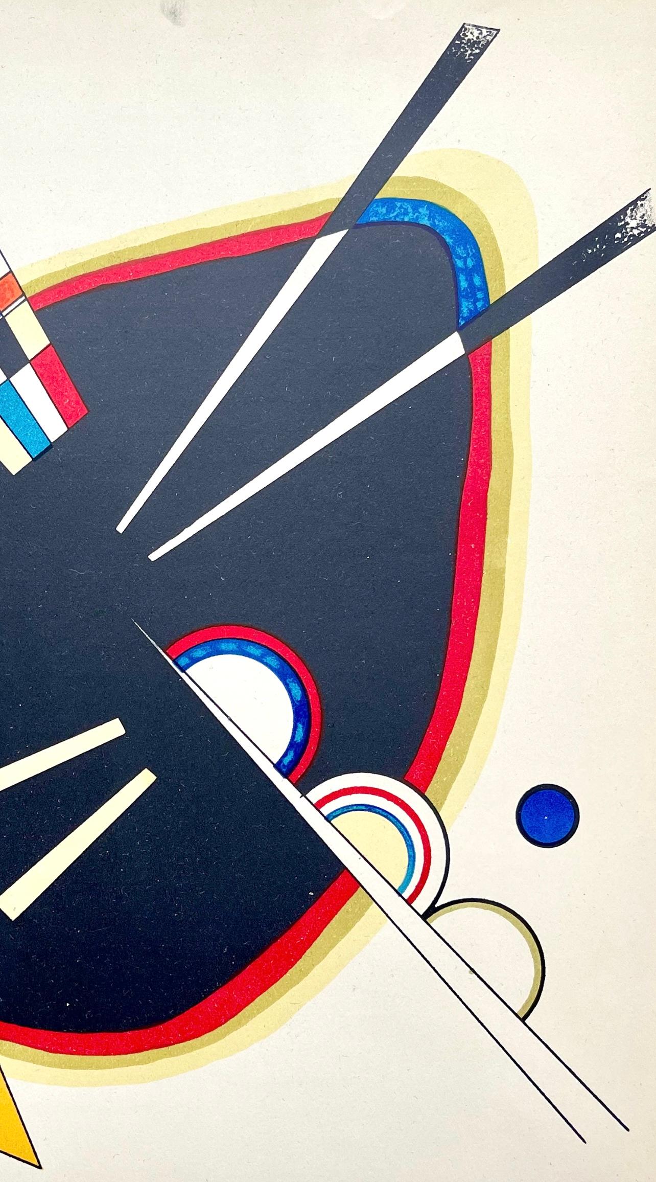 Kandinsky, La Tache Noire, Derrière le miroir (nach) – Print von Wassily Kandinsky
