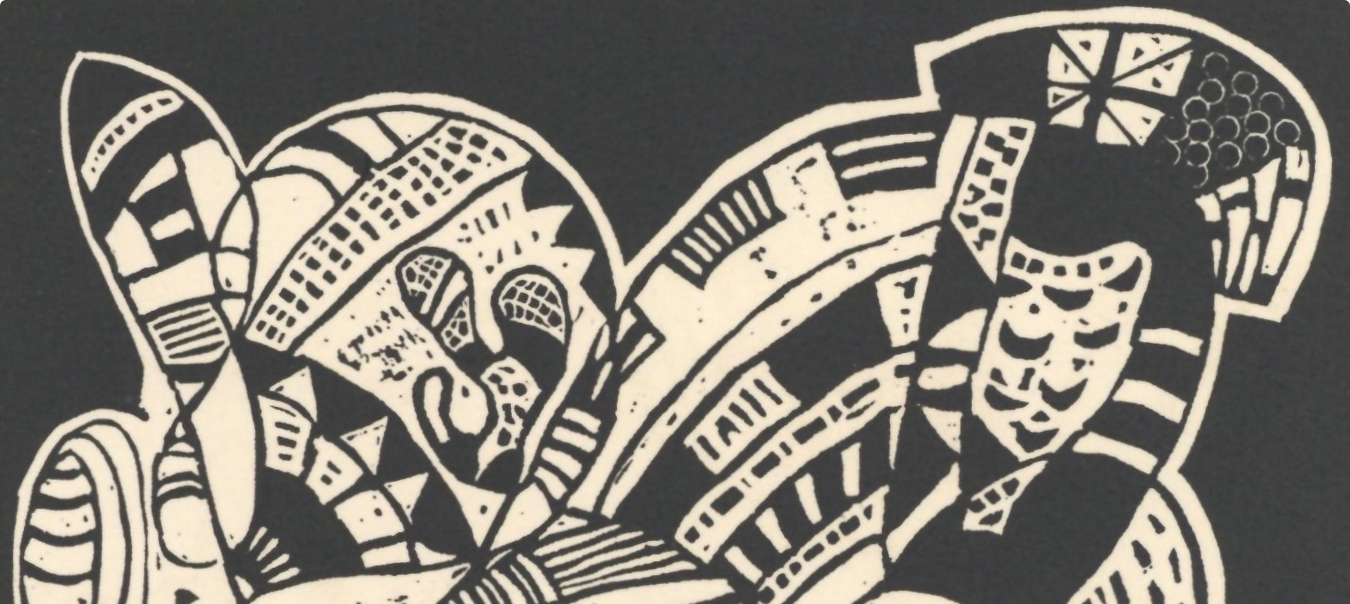 Kandinsky, Plate (folio 12), Société internationale d'art XXe siècle (after) - Print by Wassily Kandinsky