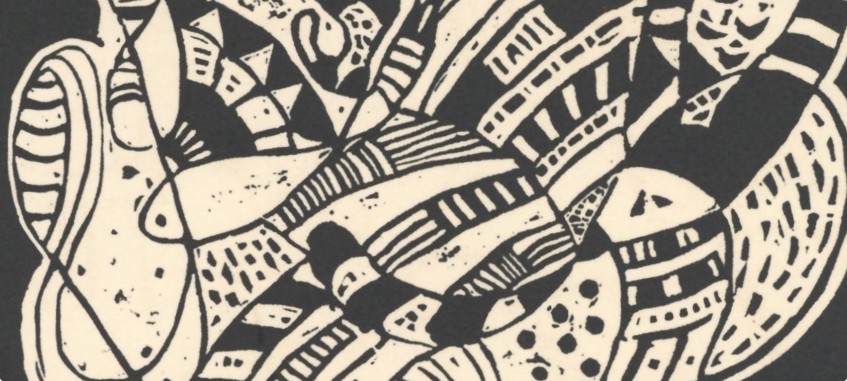 Kandinsky, Plate (folio 12), Société internationale d'art XXe siècle (after) - Modern Print by Wassily Kandinsky