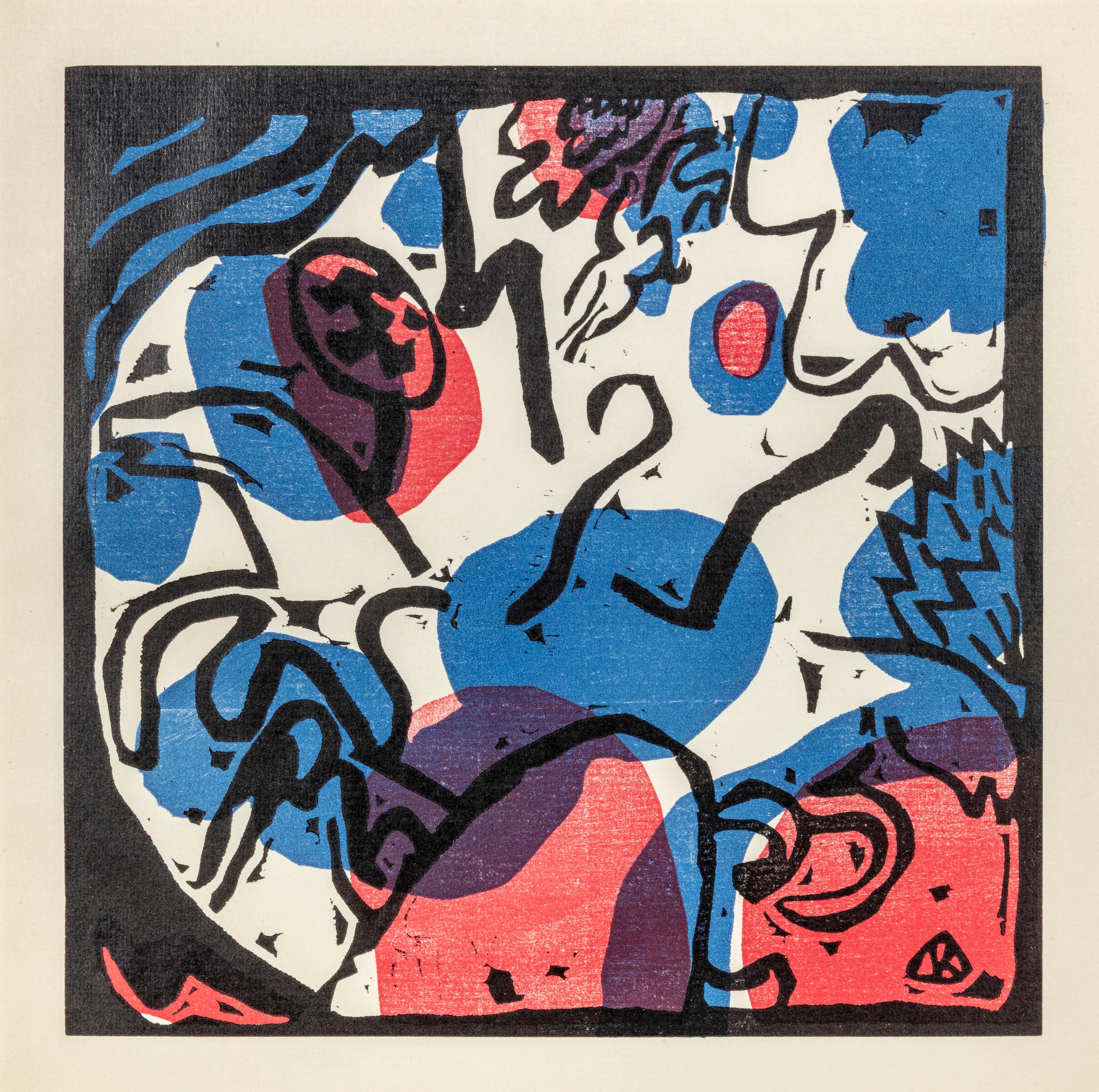 Klänge: Drei Reiter in Rot, Blau & Schwarz (Three Riders in Red, Blue, and Black