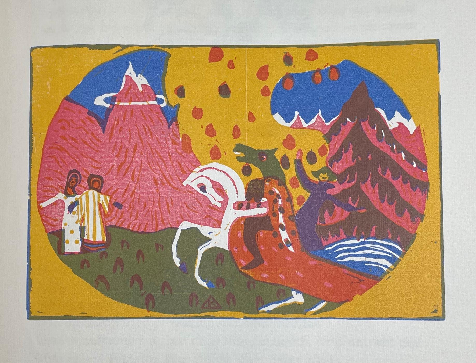 Klänge - Post-Impressionist Print by Wassily Kandinsky