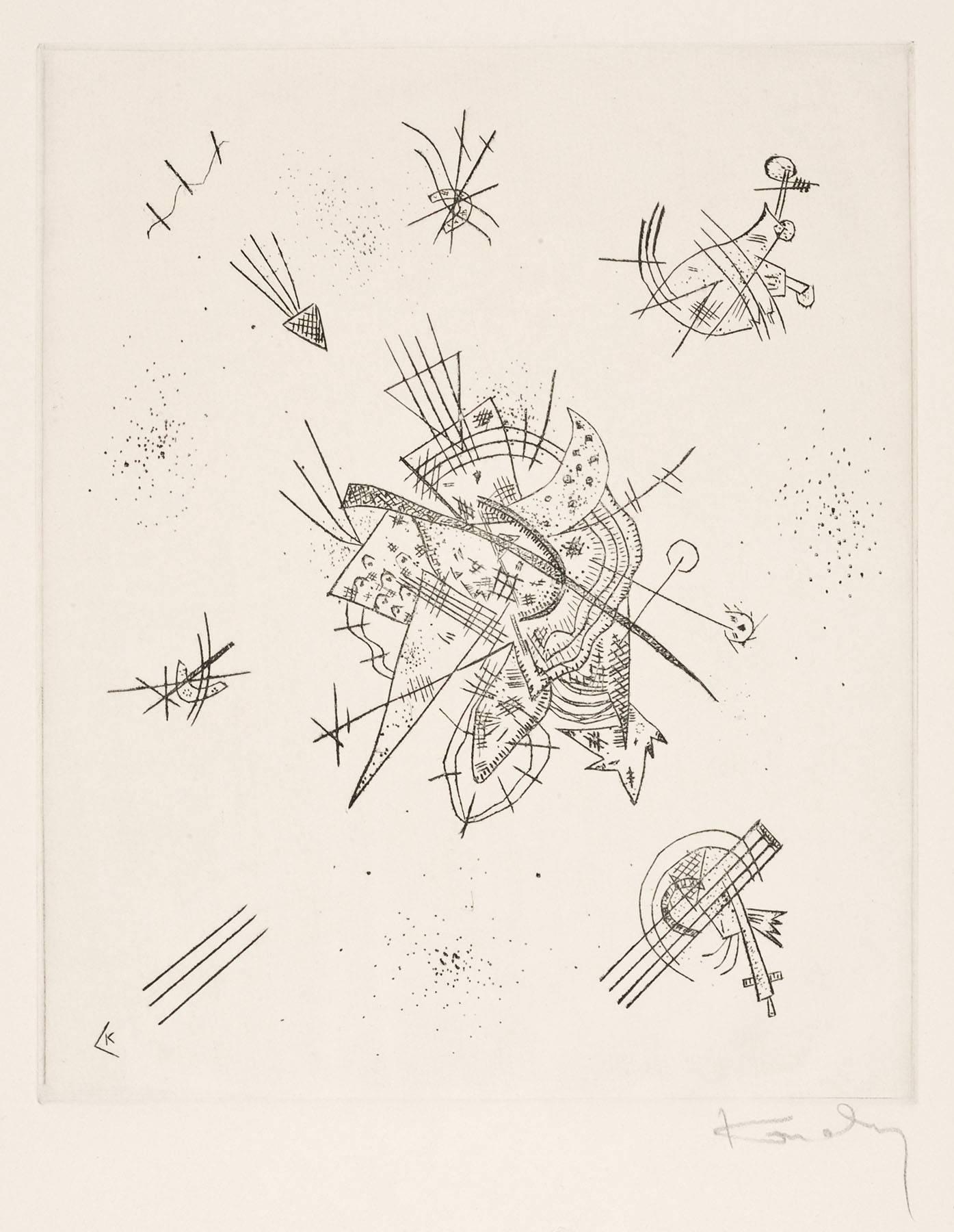 Wassily Kandinsky Abstract Print - Kleine Welten X