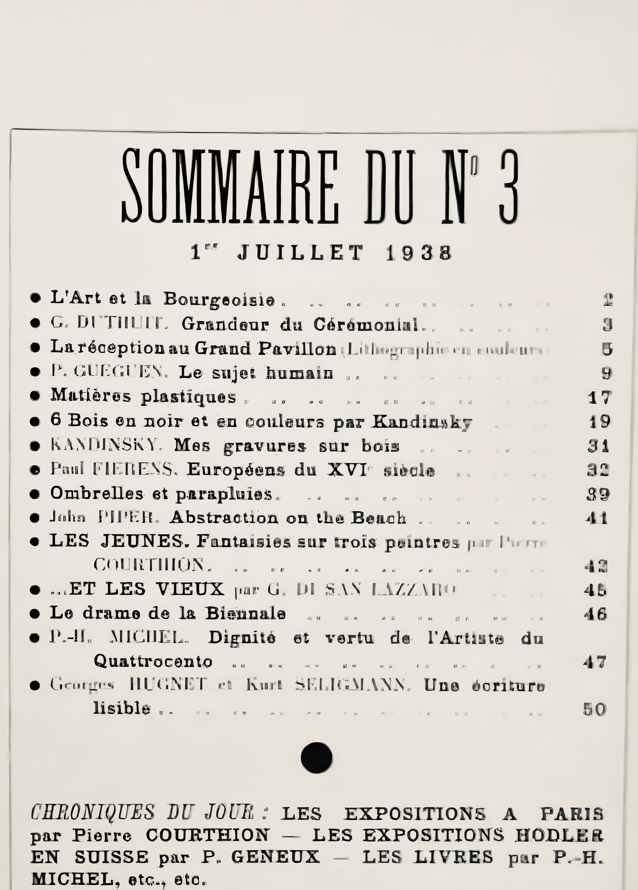 Motiv aus Improvisation 25 (Röthel 105), Société internationale d'art XXe siècle en venta 2