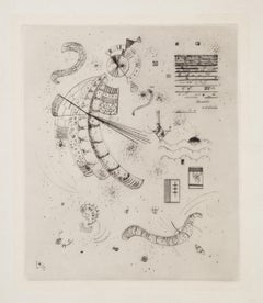 Plate 11 from 23 Gravures, Etching by Wassily Kandinsky
