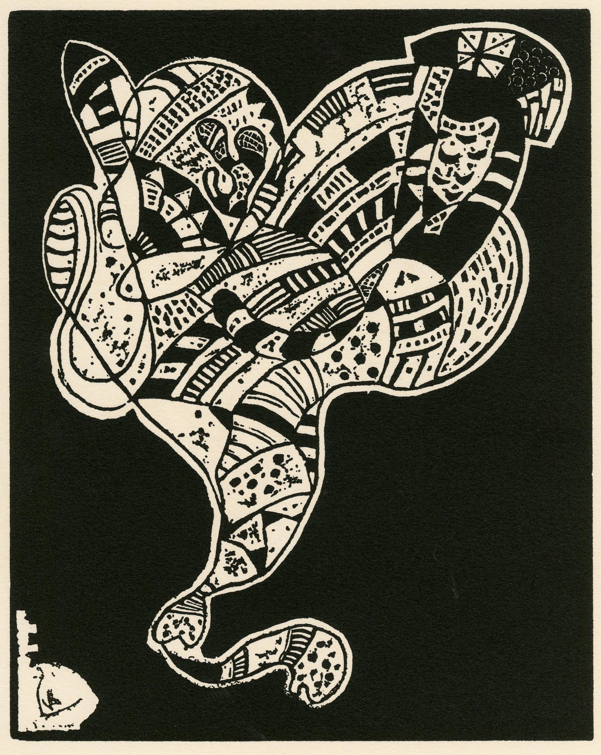 Wassily Kandinsky Figurative Print - Plate 12