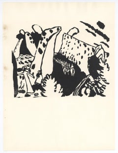"Reiterweg" original woodcut