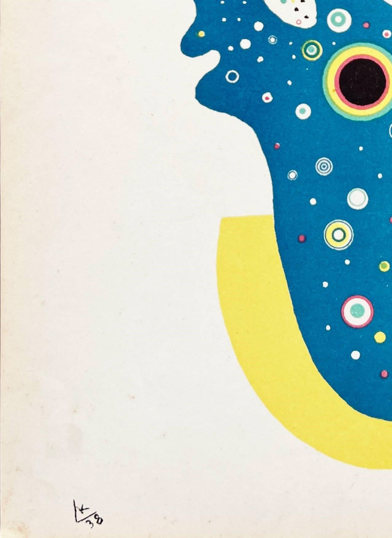 Wassily Kandinsky (1866-1944) - Stelle

Litografia del 1938.

Dimensioni dell'opera: 35 x 26 cm

Editore: Tériade, Parigi.

Alcuni segni di invecchiamento sul fondo.

L'opera è in condizioni eccellenti.

Spedizione veloce e sicura.