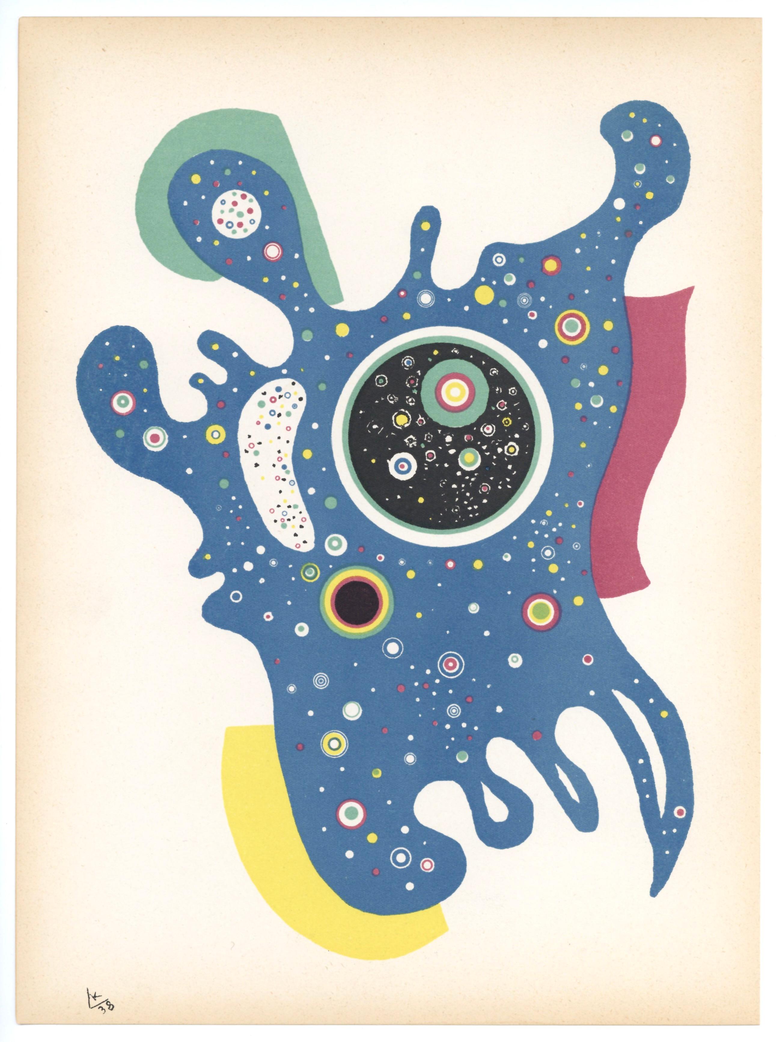 Wassily Kandinsky Abstract Print - "Stars" original lithograph