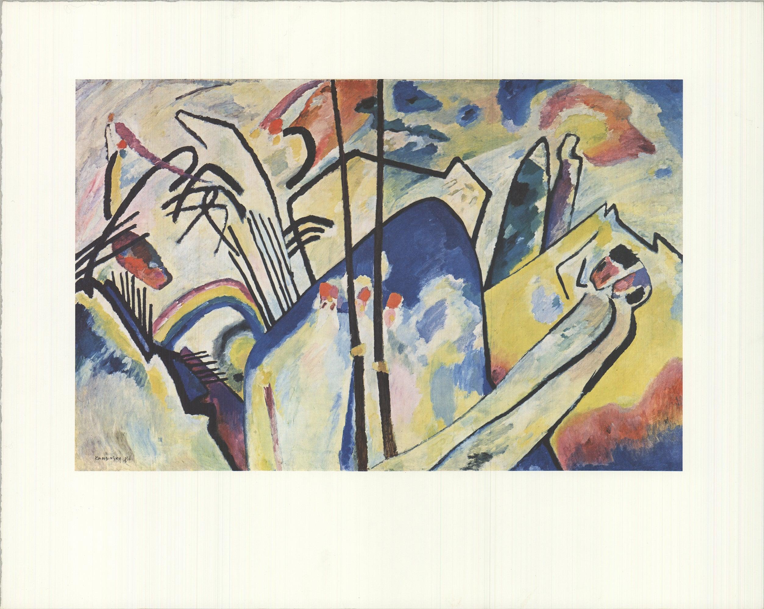 Wassily Kandinsky 'Composition 4' 1990, Vintage