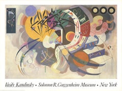 Vintage WASSILY KANDINSKY Courbet Dominante 35.5" x 47.25" poster 994