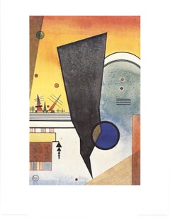 Vintage Wassily Kandinsky 'Curved Tip (No Text)' 1992- Poster