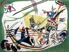 Wassily Kandinsky, Verde, de Derriere le Miroir, 1957 (después)