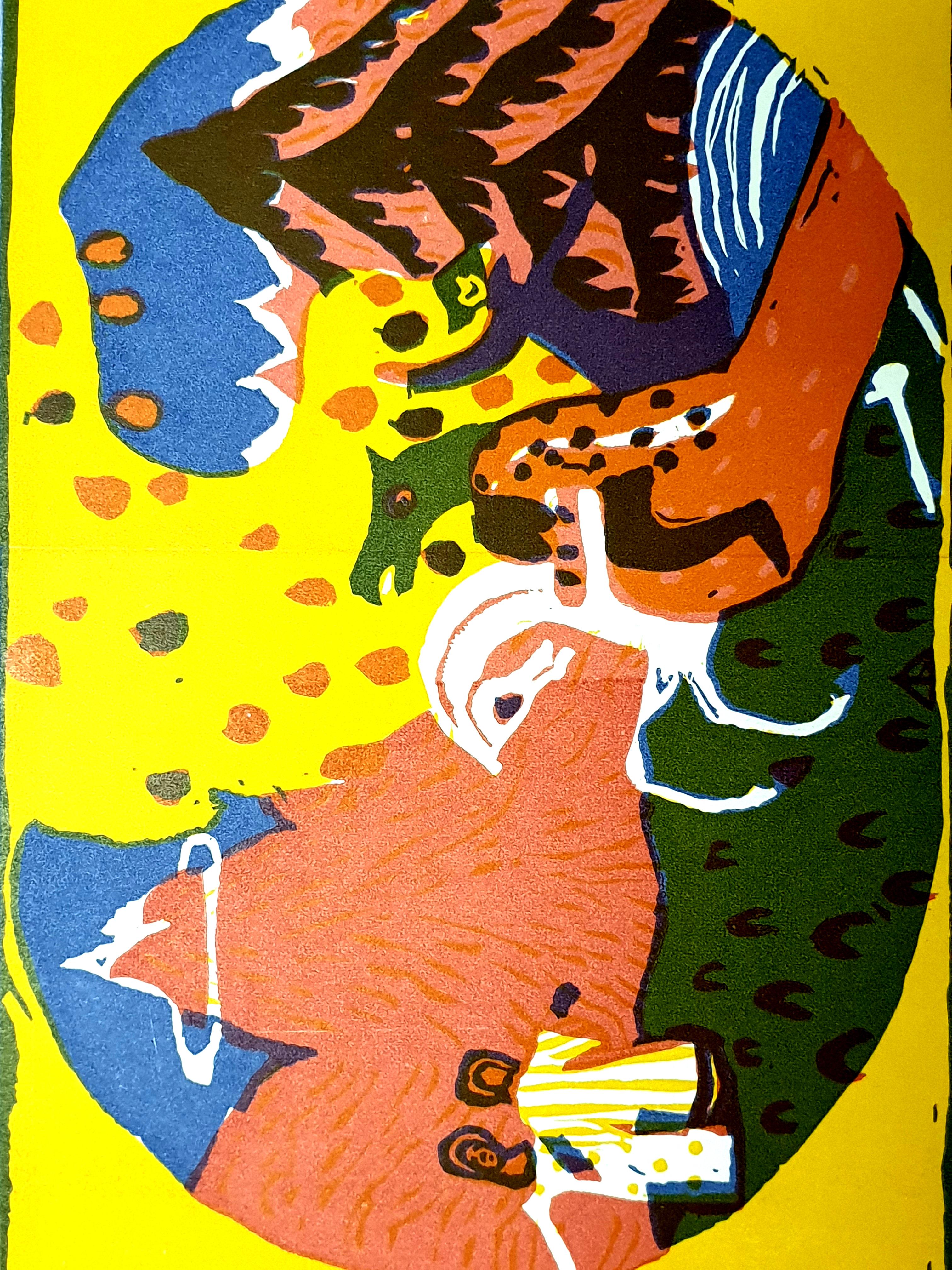 Wassily Kandinsky - Cheval Chevalier - Eau-forte originale en vente 1