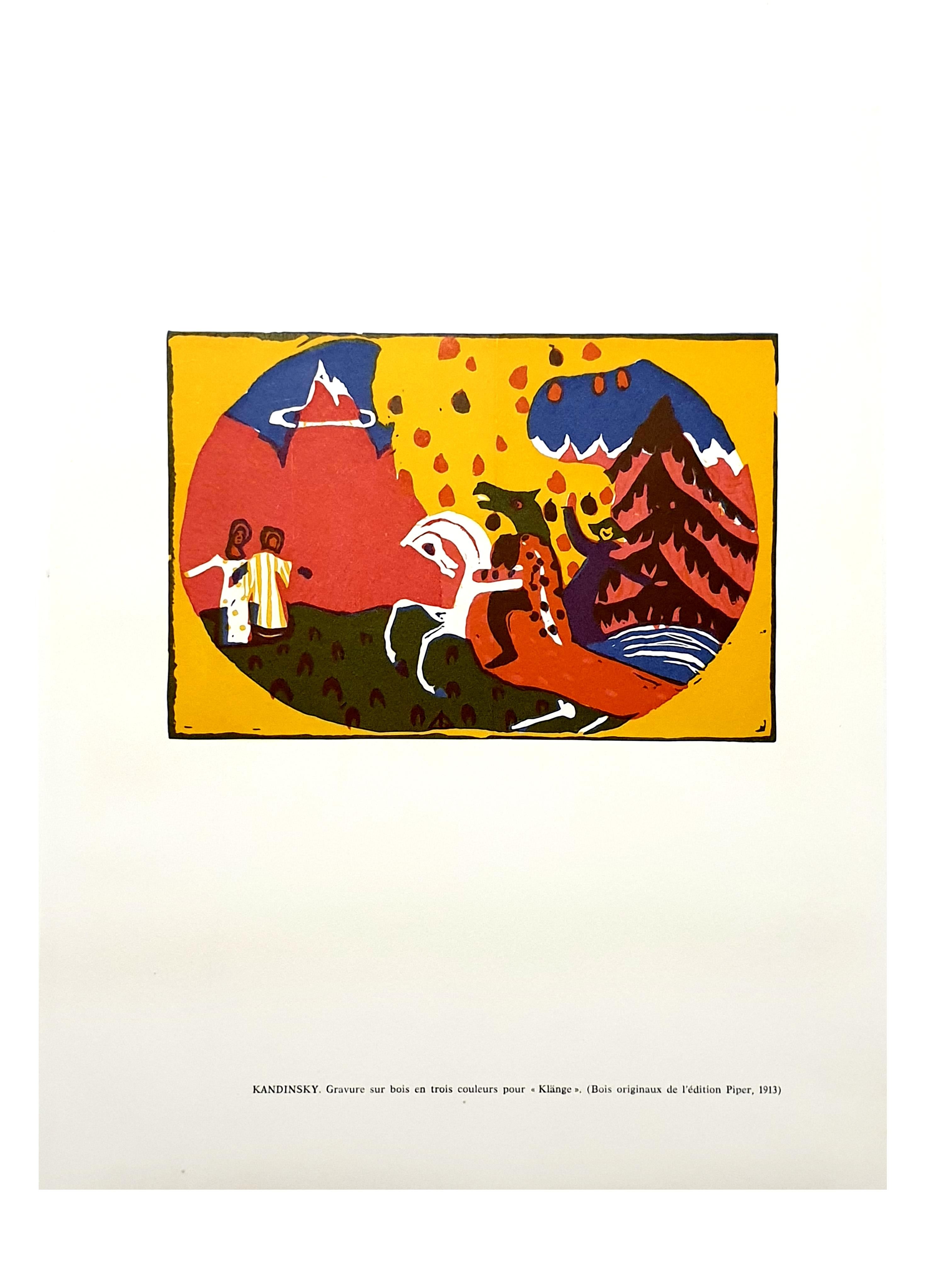 Wassily Kandinsky - Cheval Chevalier - Eau-forte originale en vente 4