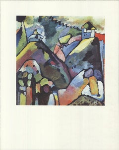 Lithographie offset Improvisation 9 de Wassily Kandinsky, 1990-