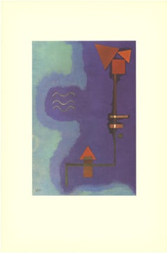 Wassily Kandinsky-Tirant Sur Le Violet-22.25" x 14.75"-Poster-1990-Expressionism