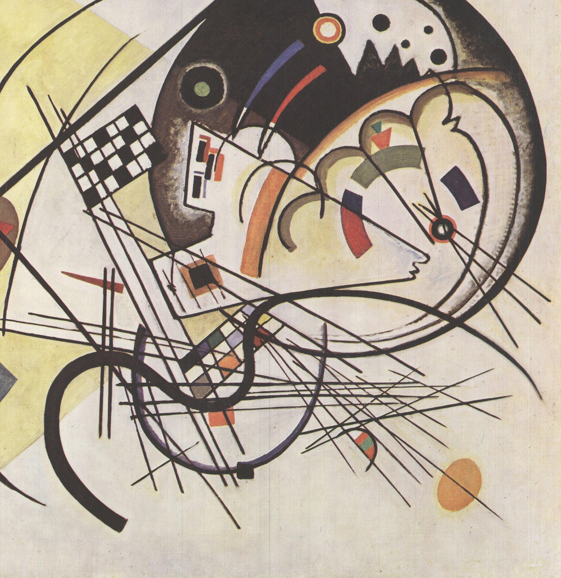 Lithographie offset Wassily Kandinsky « Transverse Line » 1990- 2