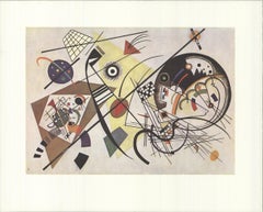 Lithographie offset Wassily Kandinsky « Transverse Line » 1990-