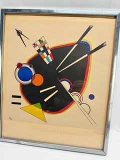 Wassily Kandinsky (russe, 1866-1944) La Tache Noire Composition abstraite, 1924