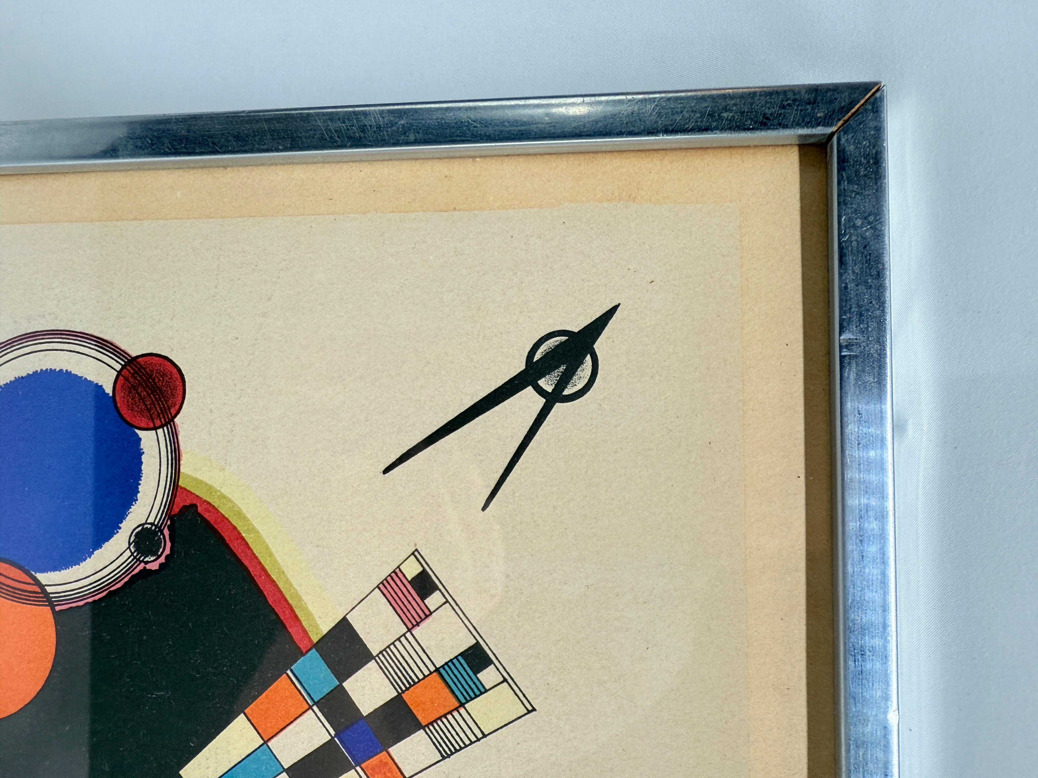 Wassily Kandinsky (Russisch, 1866-1944) La Tache Noire Abstrakte Komposition, 1924 (Aluminium) im Angebot