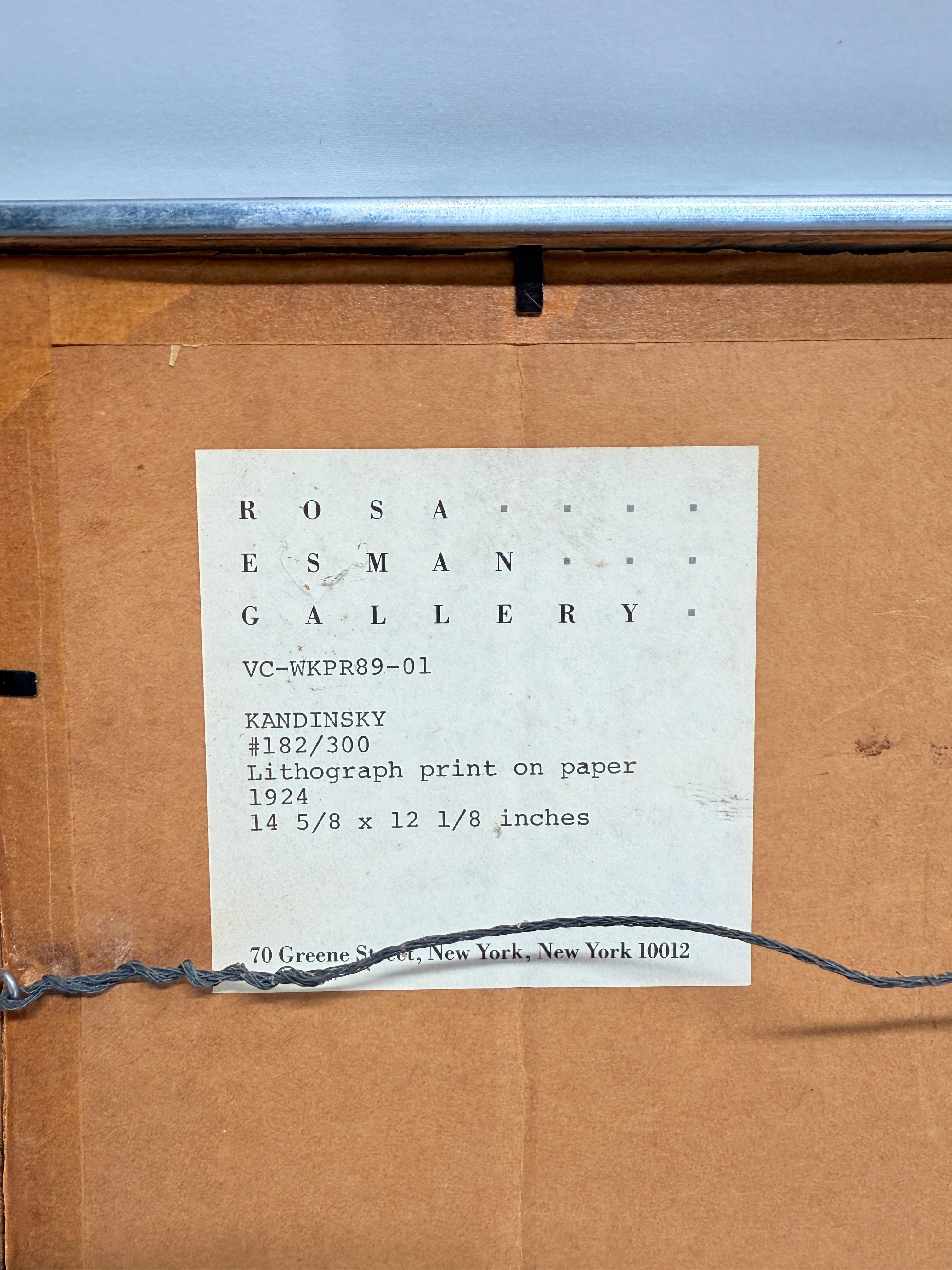 Wassily Kandinsky (Russisch, 1866-1944) La Tache Noire Abstrakte Komposition, 1924 im Angebot 2