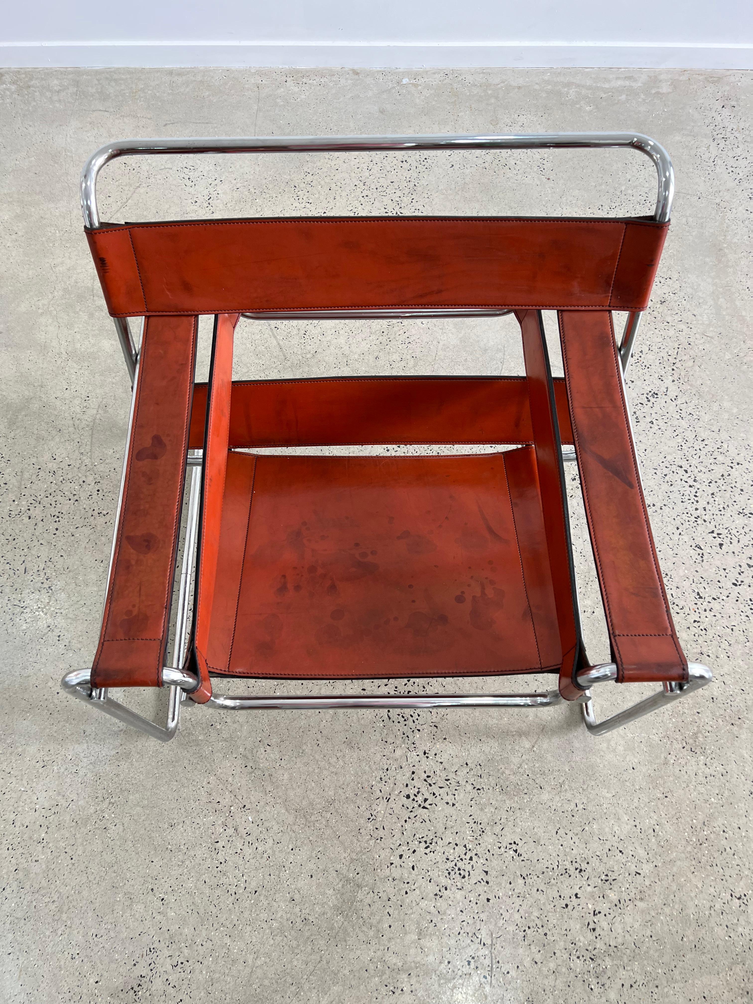 Fauteuil de salon Wassily de Marcel Breuer pour Knoll 1