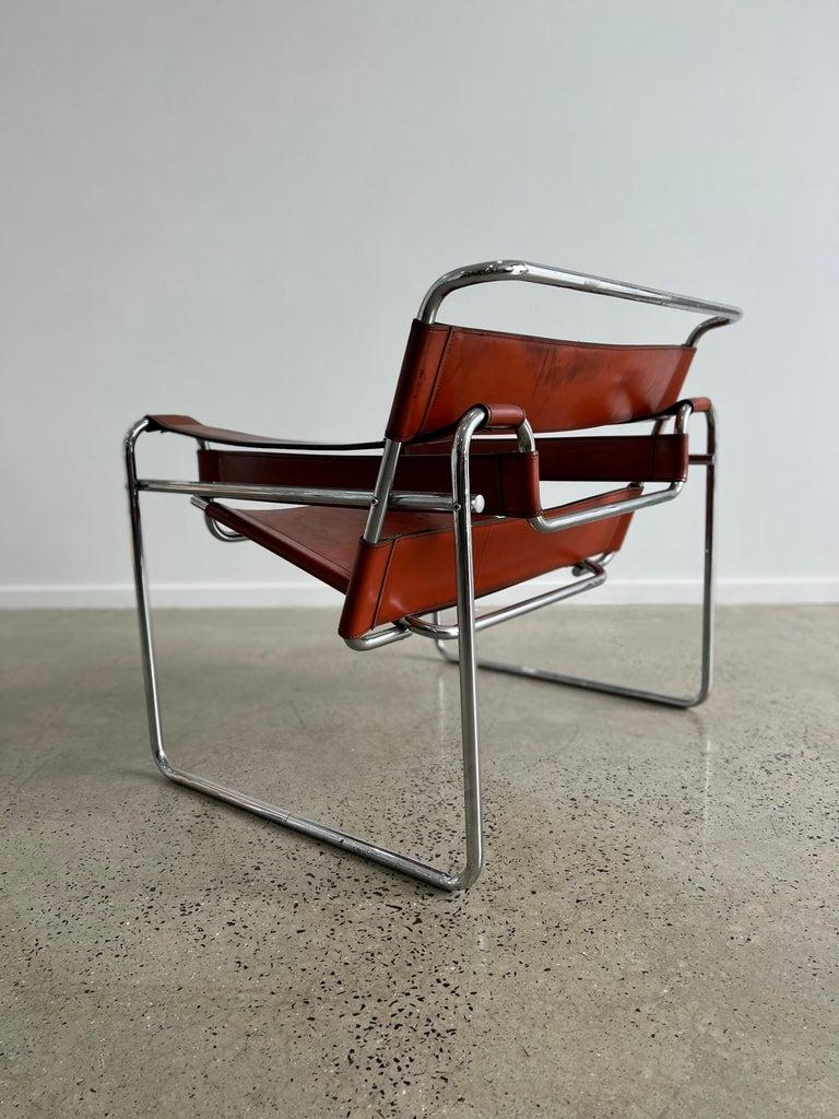 Mid-Century Modern Wassily Lounge Chair by Marcel Breuer for Knoll