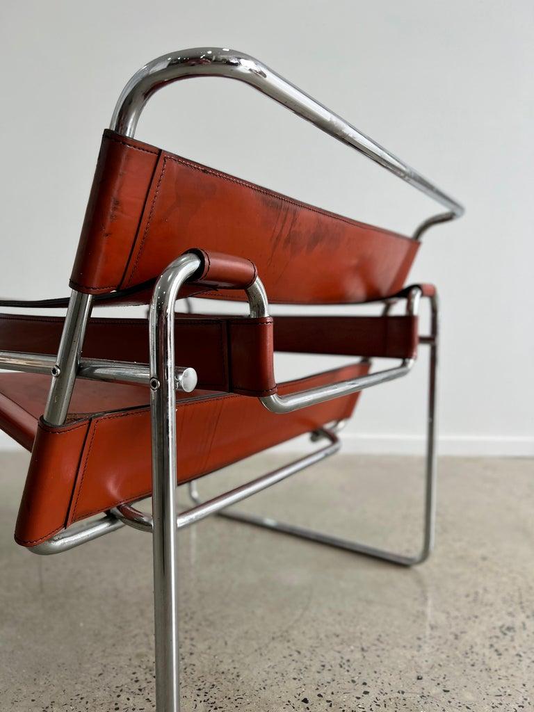 Italian Wassily Lounge Chair by Marcel Breuer for Knoll