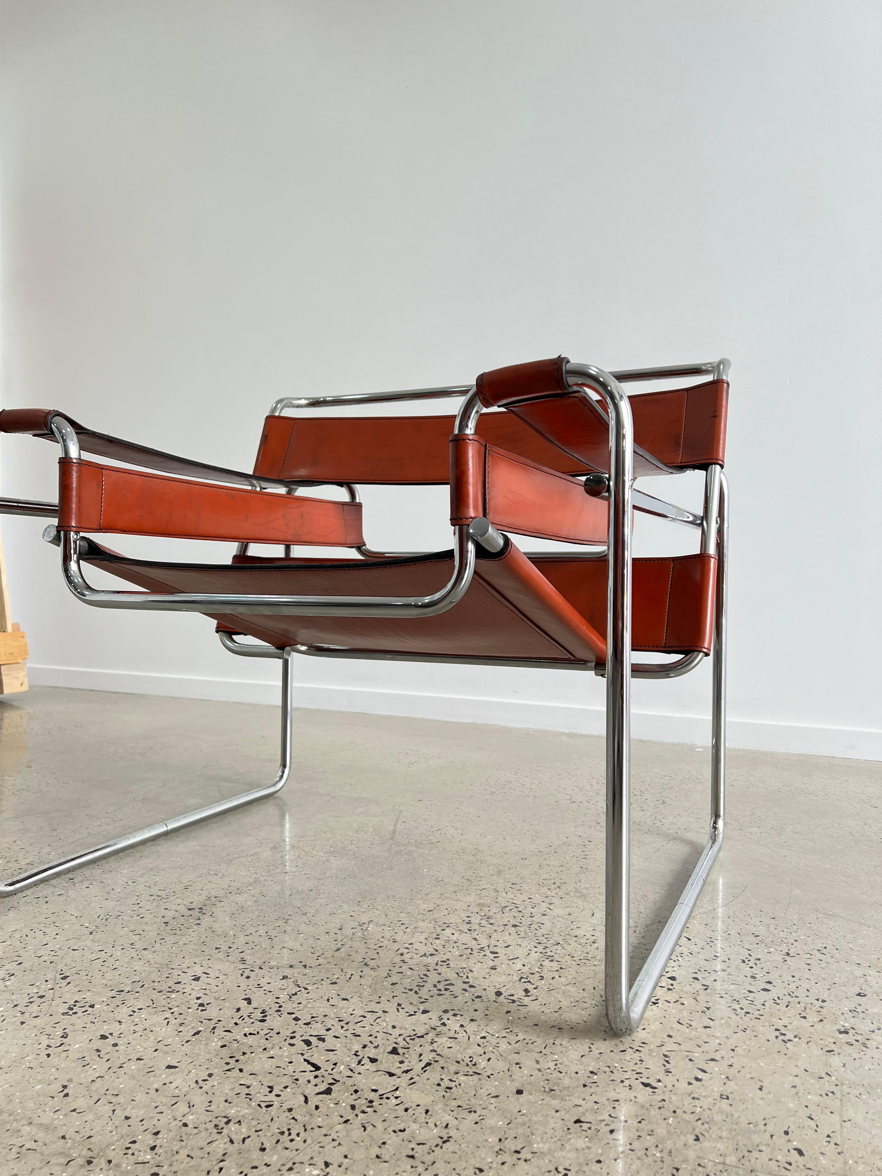 Wassily Lounge Chair by Marcel Breuer for Knoll In Good Condition In Byron Bay, NSW