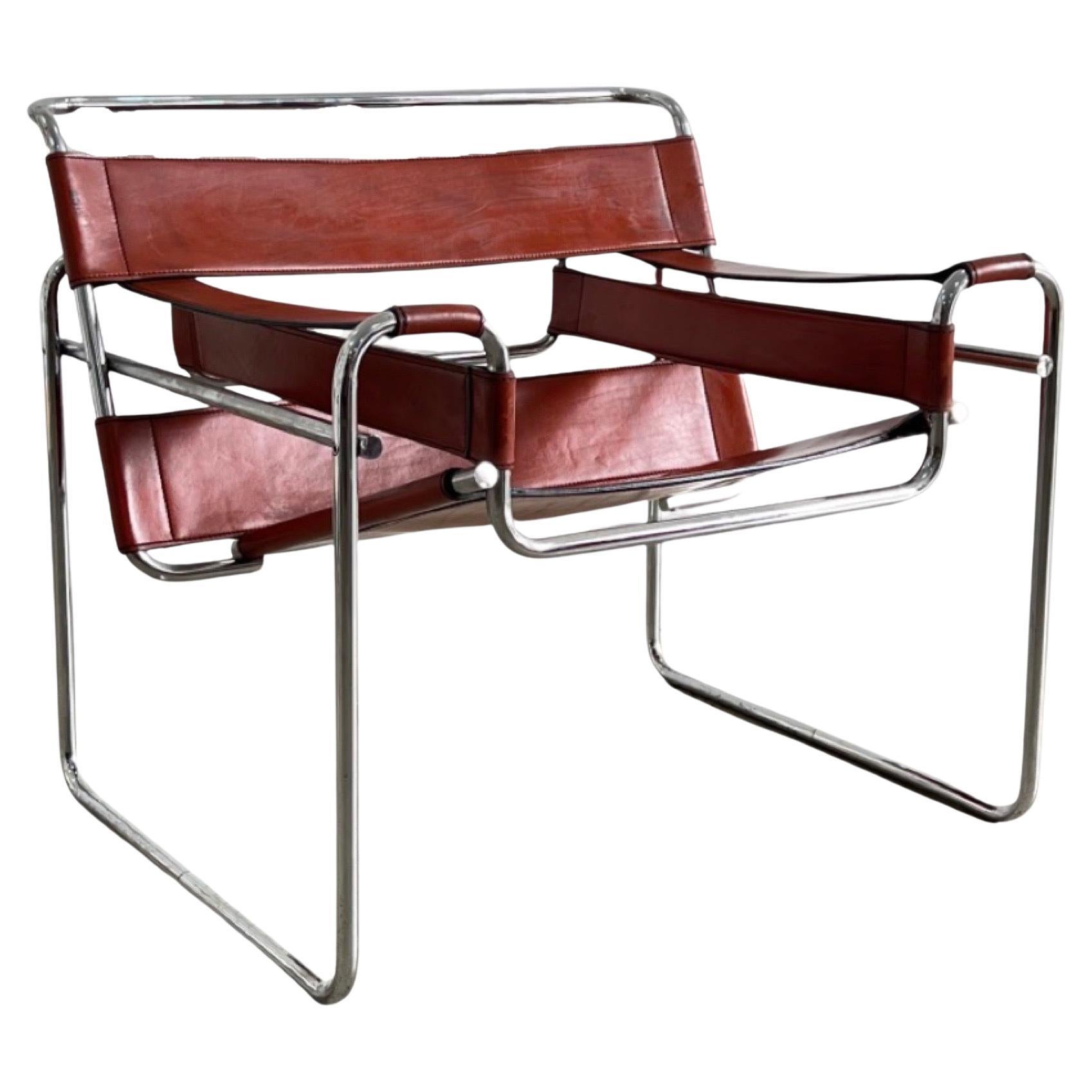 Fauteuil de salon Wassily de Marcel Breuer pour Knoll