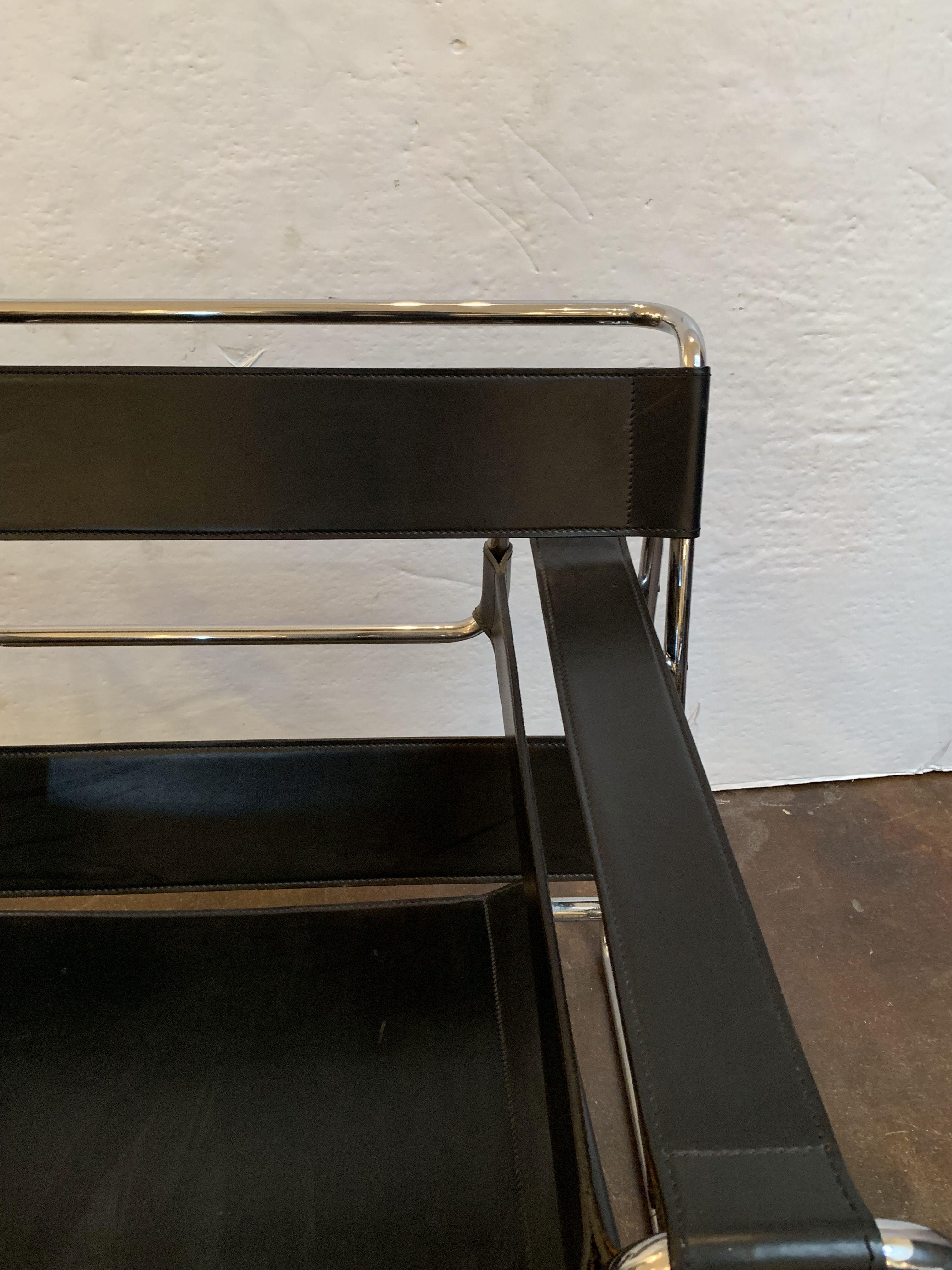 Chaise Wassily à la manière de Marcel Breuer en vente 8