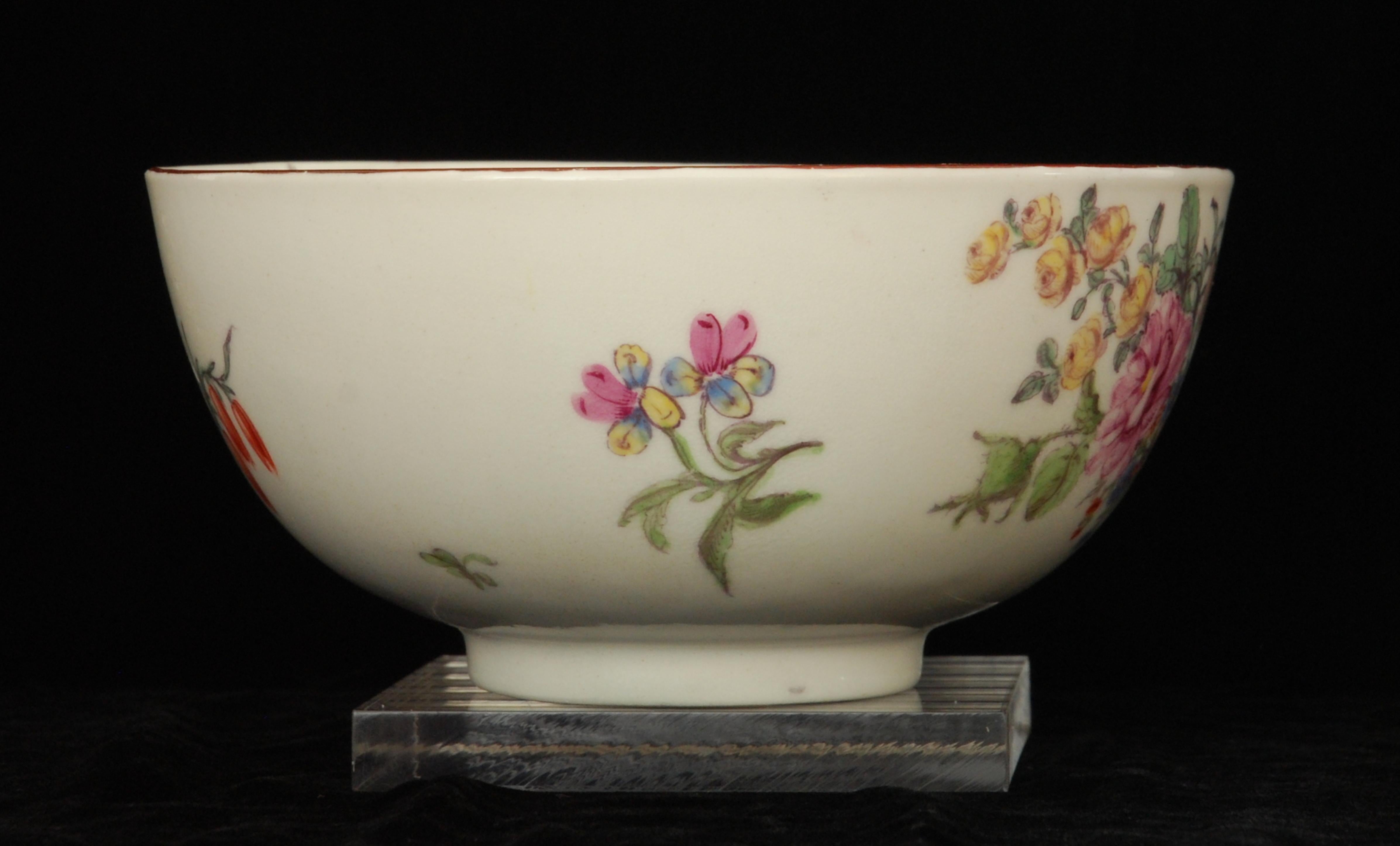 English Waste Bowl, Chelsea, circa 1755 For Sale