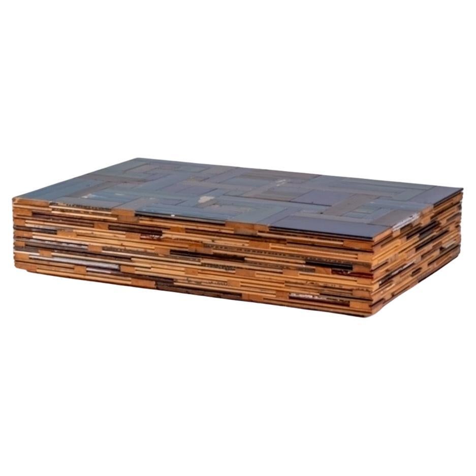 Waste Coffee Cube aus Altholz von Piet Hein Eek
