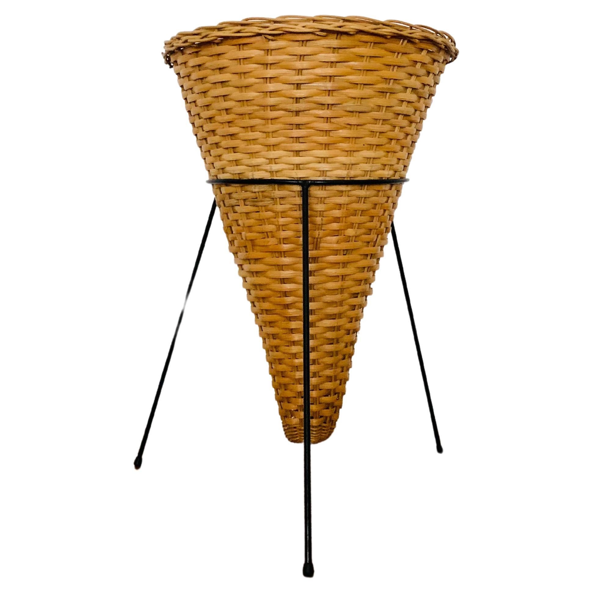 Wastepaper Basket or Wicker Planter