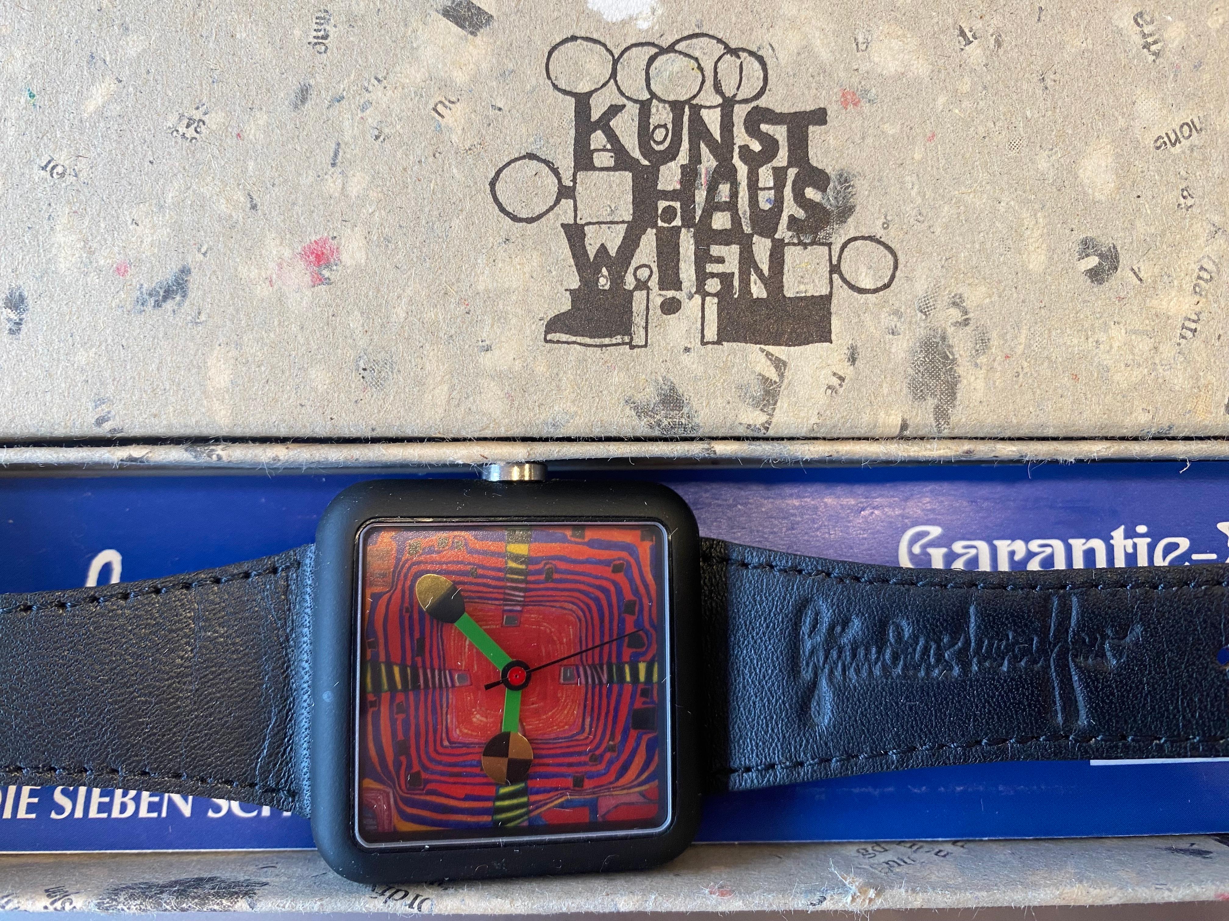 Watch 2 Designed by the Austrian Artist Hundertwasser, 1995 For Sale 1