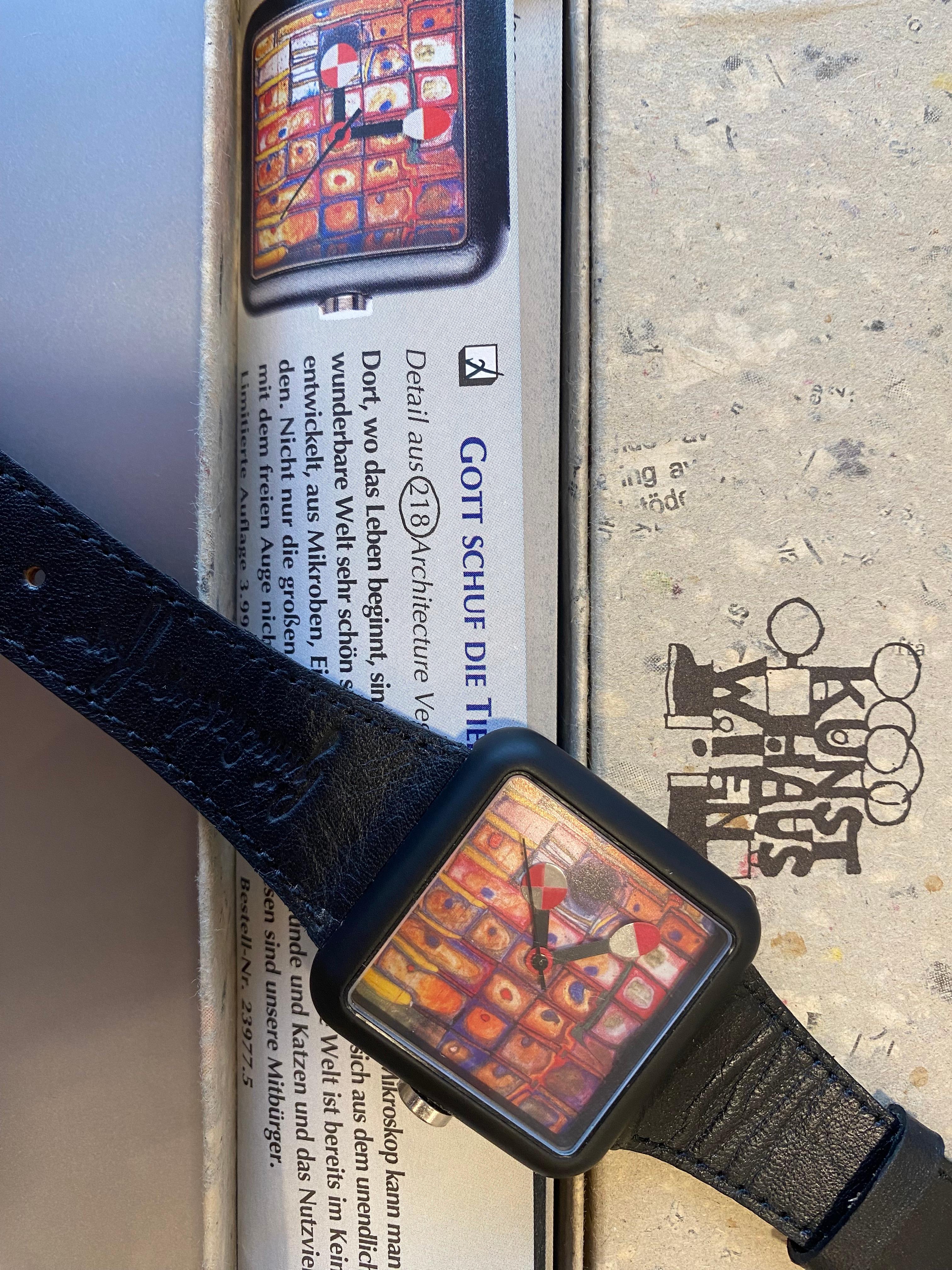 Watch 4 Designed by the Austrian Artist Hundertwasser, 1995 For Sale 1